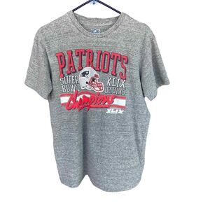 NFL New England Patriots Super Bowl XLIX Champions T-Shirt Mens Large Gray USA